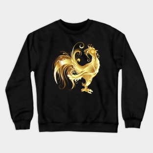 gold rooster Crewneck Sweatshirt